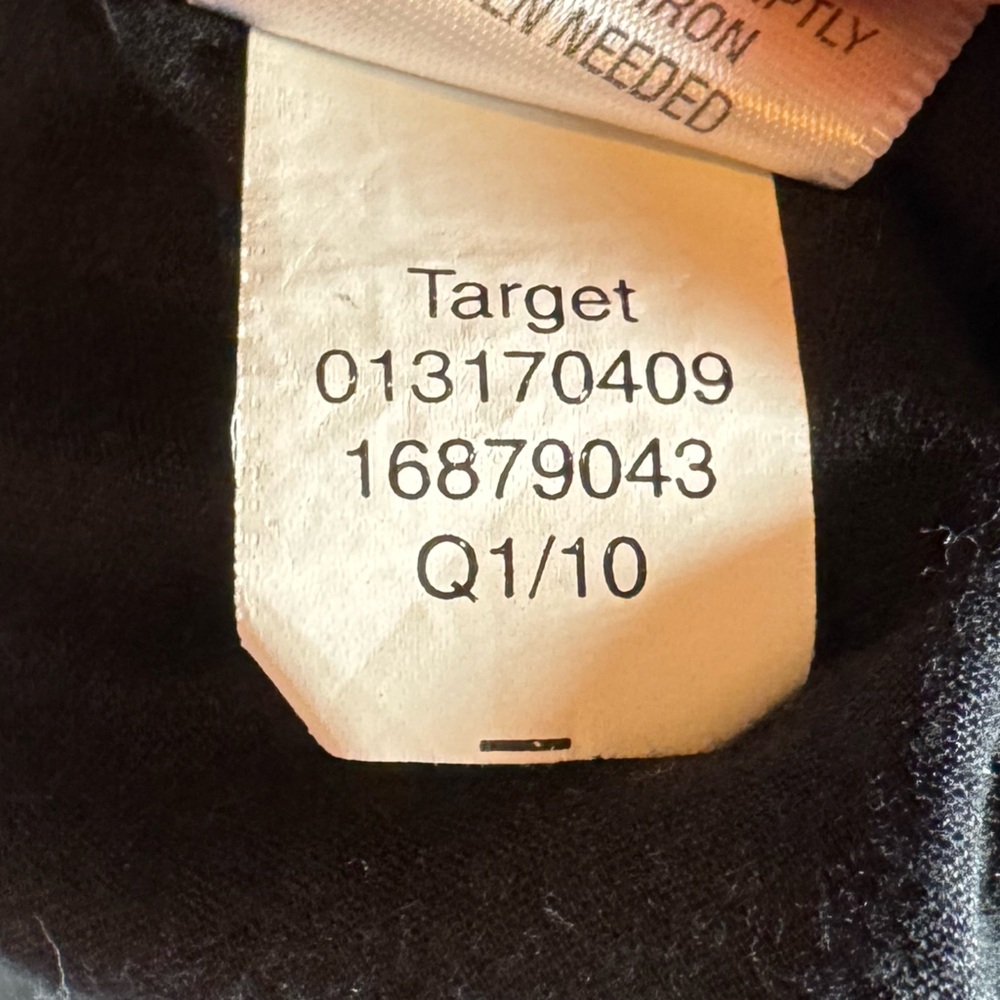 Converse solid black casual dress vneck women’s size large - Picture 8 of 10